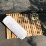 Bademåtte 40 x 60cm - Teaktræ