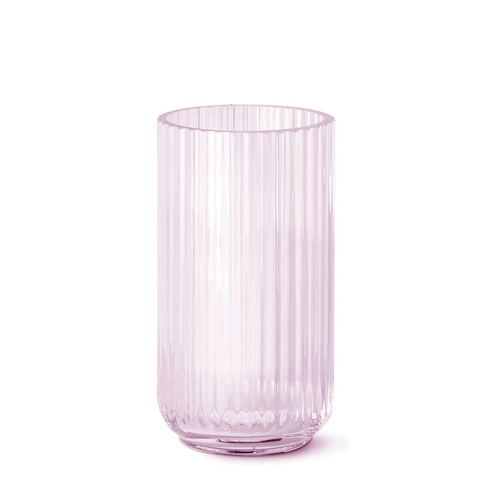 Lyngby Vase 20 cm Pink - Ekram ApS