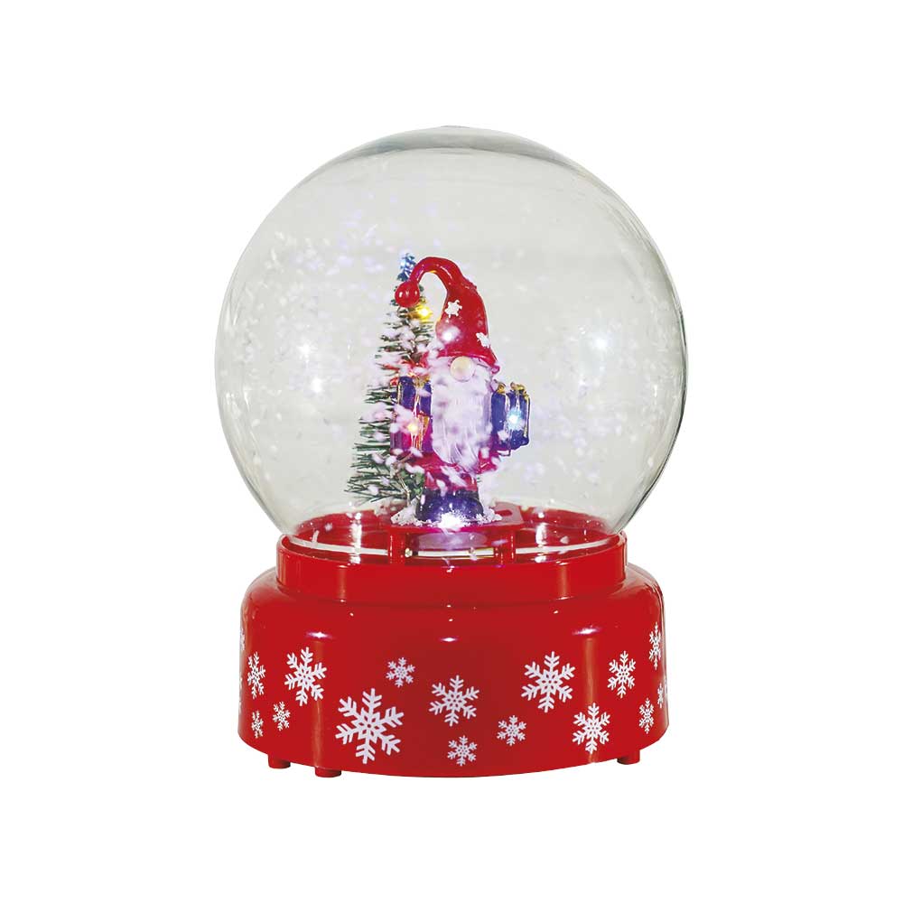 Conzept Snekugle Med Julemand – 13 x 18 cm