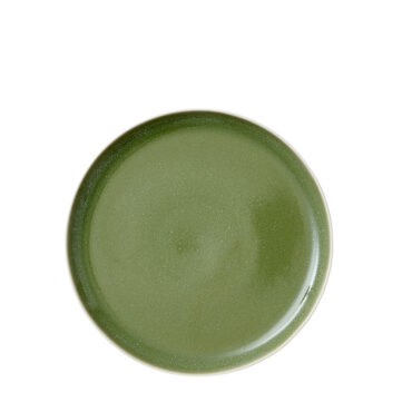 North Tallerken Ø21 x H2 cm Mat Hvid/Blank Mos