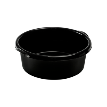Plast1 Rund Balje - Sort 8 Liter