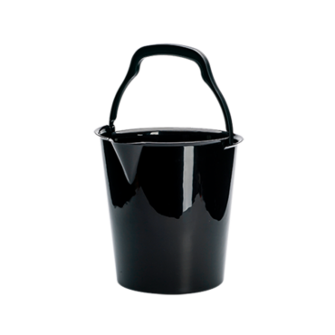 Plast1 Spand 10 Liter - Sort