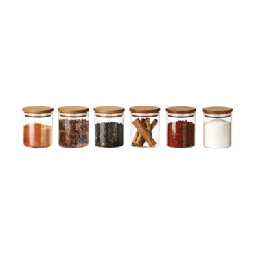 Conzept Krydderiglas Akacietræ 140 ml - 6 Stk