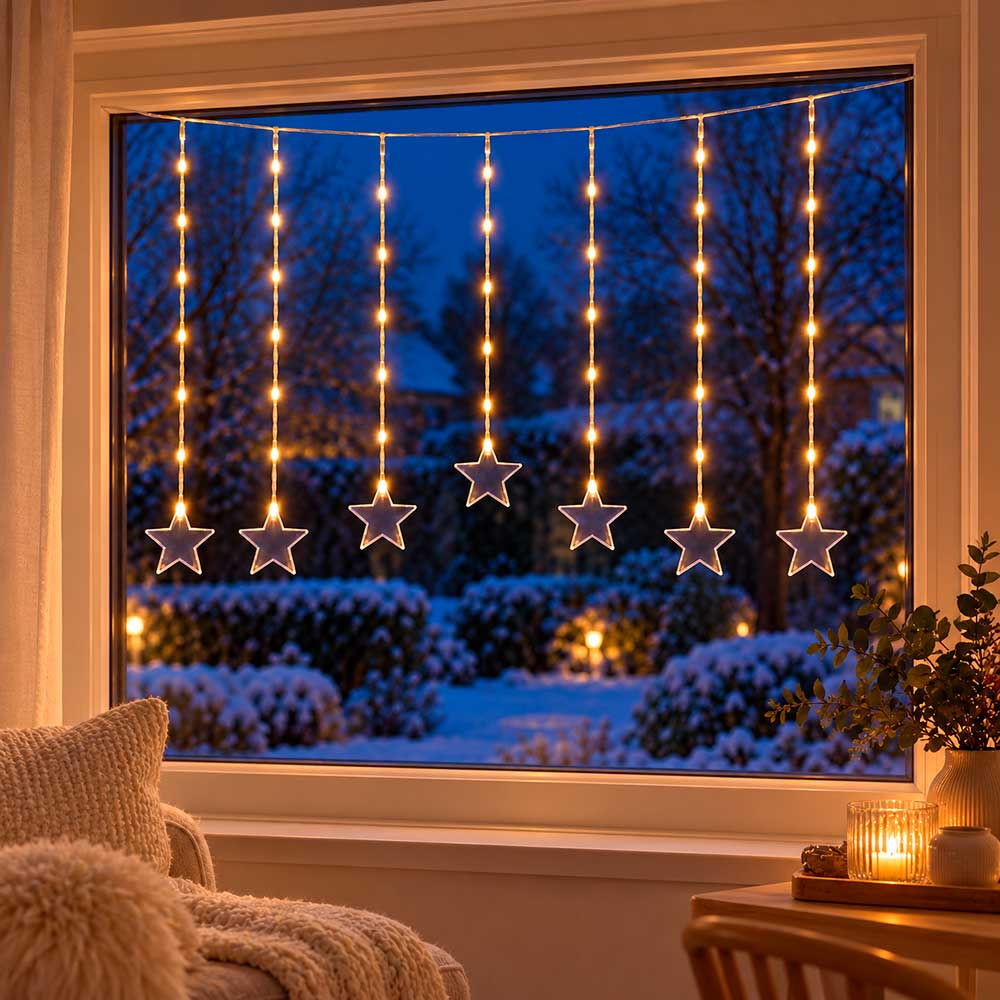 DAY LED Lyskæde Med Stjerner – 1,2 Meter